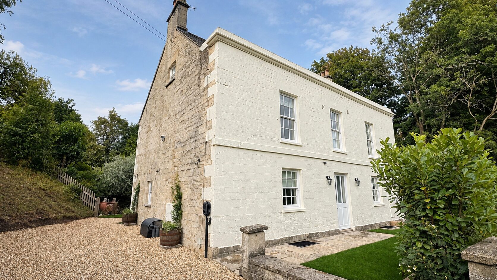 Toadsmoor House, front of the house